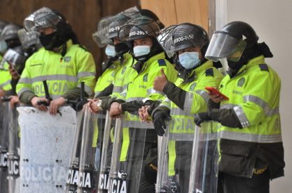 Imagen de la Policía Nacional, a la que la CIDH recomienda separar del Ministerio de Defensa