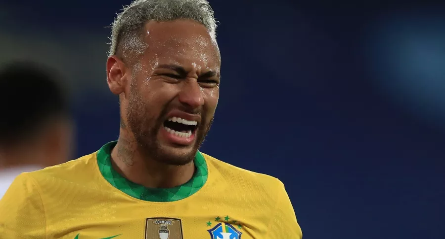 Neymar, quien se enojó con los brasileños que quieren que Argentina gane la Copa América