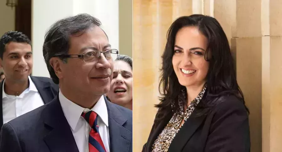 Gustavo Petro y María Fernanda Cabal opinan sobre la reforma tributaria 2021 en Colombia.