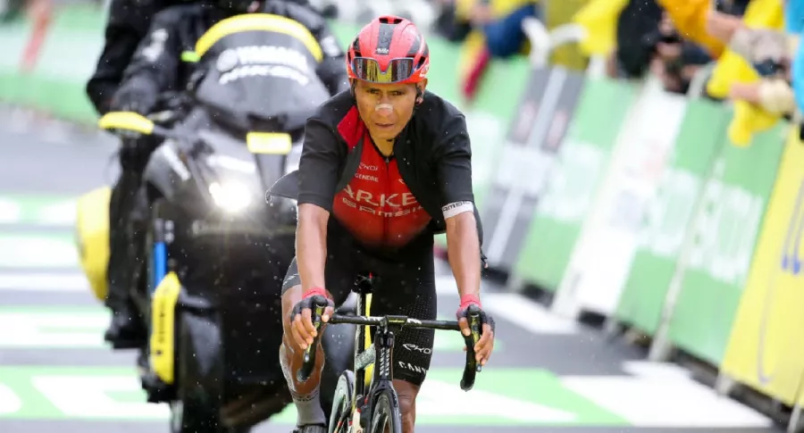 Nairo Quintana, corredor del equipo Arkea Samsic, durante el Tour de Francia 2021.