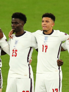 Imagen de futbolistas de Inglaterra que ilustra nota; Eurocopa: jugadores de Inglaterra reciben comentarios racistas