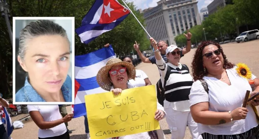 Margarita Rosa de Francisco mostró todo su apoyo a las protestas que se han llevado a cabo en Cuba en los últimos días.