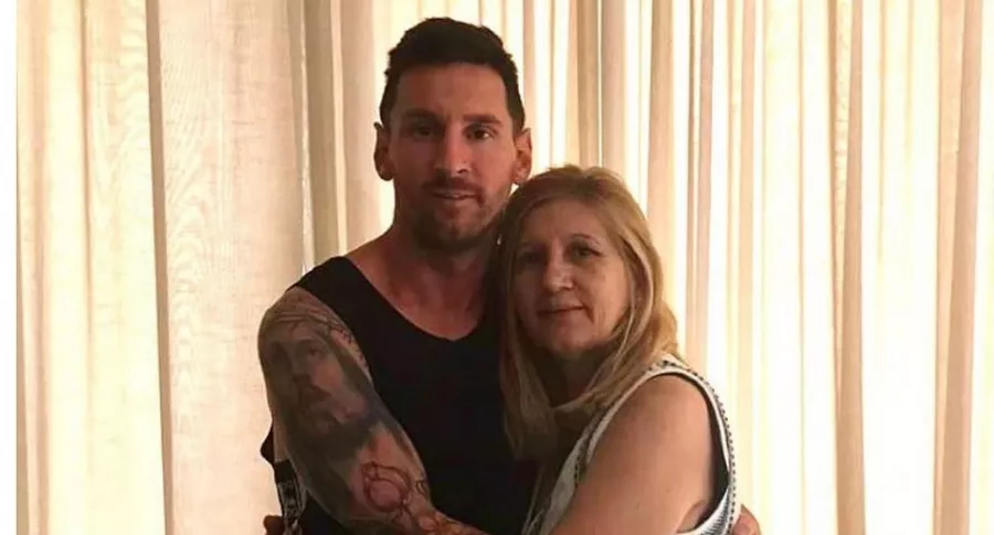 Lionel Messi y su mamá, quien confesó qué cábala tiene para ver los partidos de él