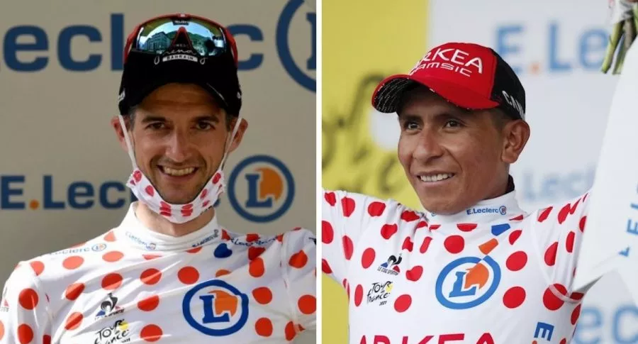 Nairo Quintana y Wout Poels, quien aseguró que buscará la victoria en la etapa reina del Tour de Francia