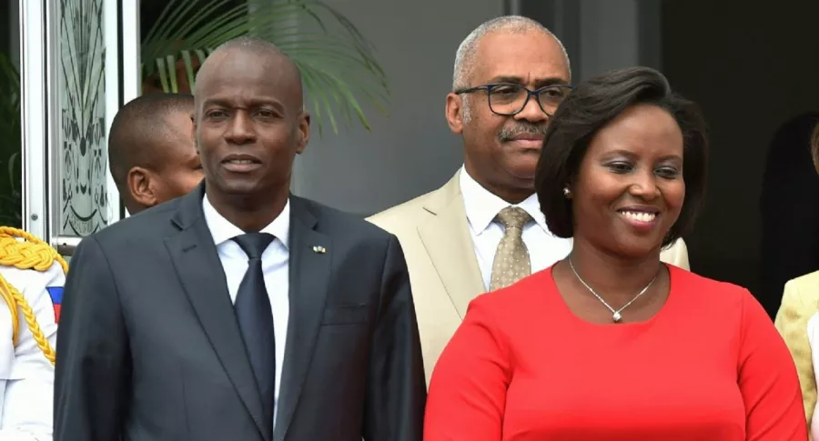 Jovenel Moise y Martine Moise, presidente y primera dama de Haití. 