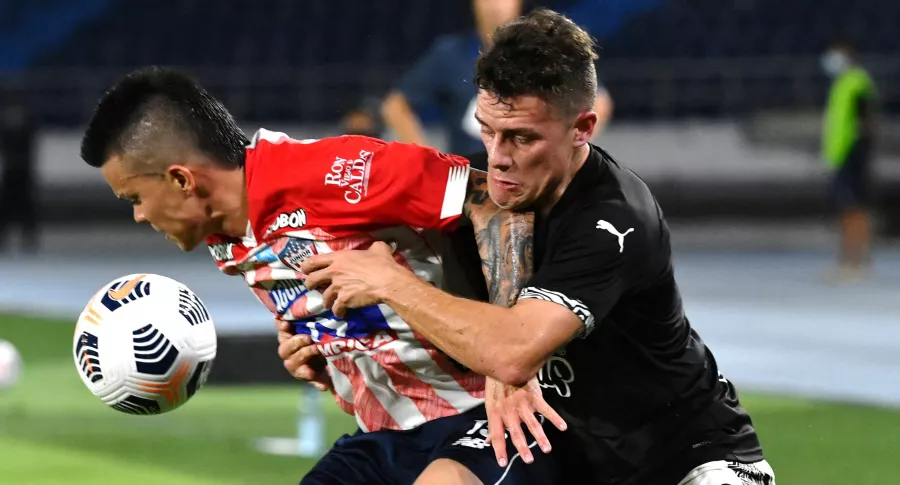 Junior de Barranquilla cae en casa con Libertad de Paraguay en Copa Sudamericana. Imagen del partido.