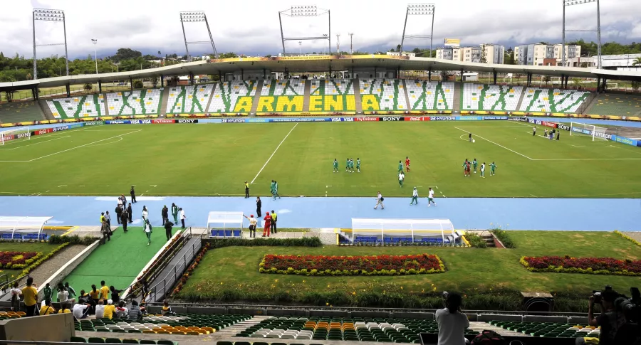 Deportes Quindío-Jaguares de Córdoba se jugará con público, en Armenia. Estadio del partido.