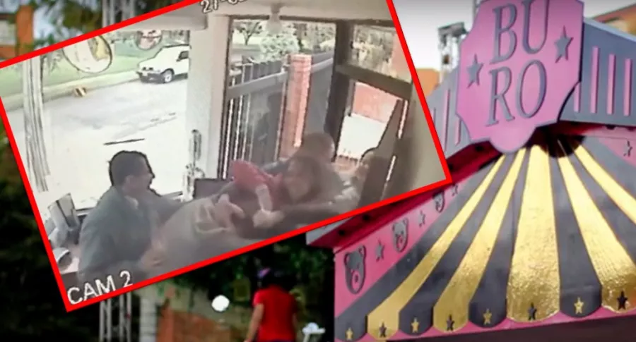 Publica video de dueña de la Feria Buró golpeando a otras personas.