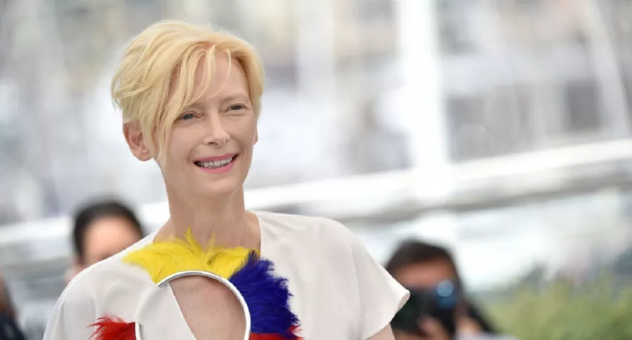 Cannes 2021: Imagen de Tilda Swinton, que dice que fue un honor grabar en Colombia