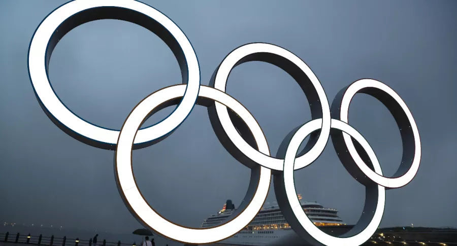 Foto de símbolo de Juegos Olímpicos, en nota de camas de Tokio 2020 y qué dicen de ellas sobre si son antisexo.