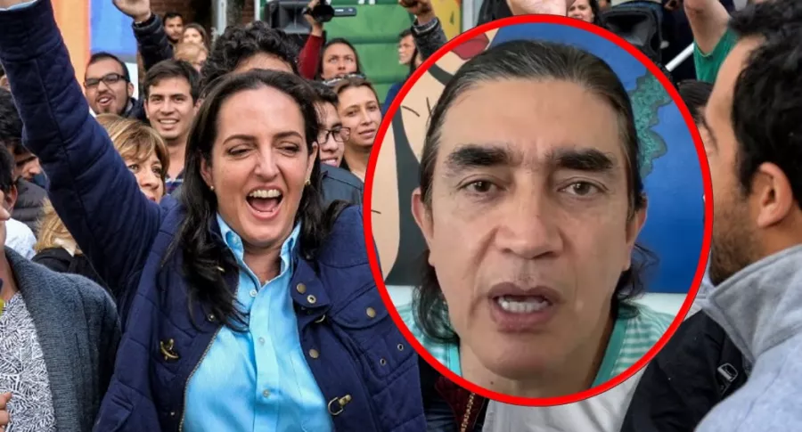 María fernanda Cabal, que troleó a Gustavo Bolívar con el voto en blanco, y el senador de la Colombia Humana