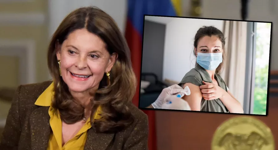 Marta Lucía Ramírez anuncia que venezolanos en Colombia serán vacunados, a la par con colombianos.