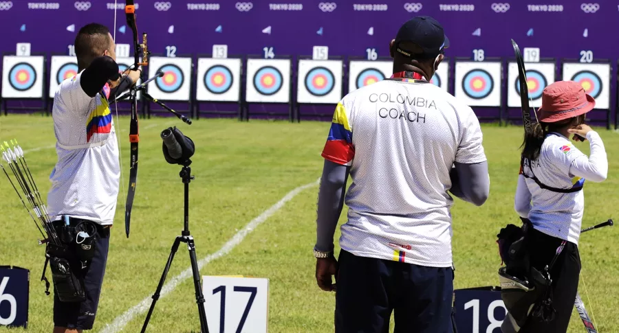 Programación, colombianos en Juegos Olímpicos Tokio 2021; viernes 23 de julio. Imagen de tiro con arco.