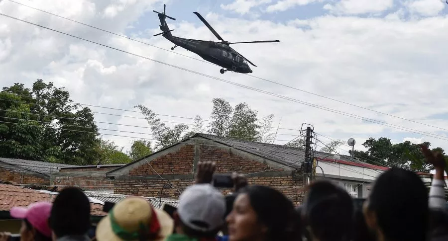 Familiares de los primeros capturados por el ataque al helicóptero presidencial defendieron la inocencia de sus parientes.