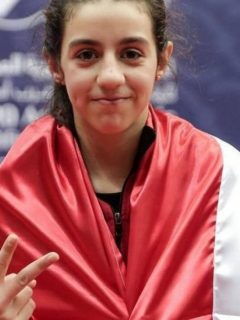 Hend Zaza, niña siria de 12 años, la atleta más joven de los JJ. OO. de Tokio