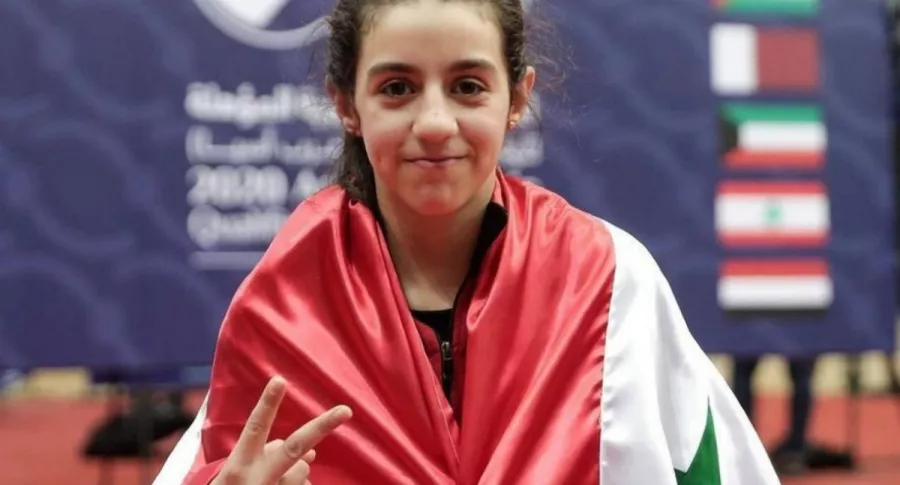 Hend Zaza, niña siria de 12 años, la atleta más joven de los JJ. OO. de Tokio