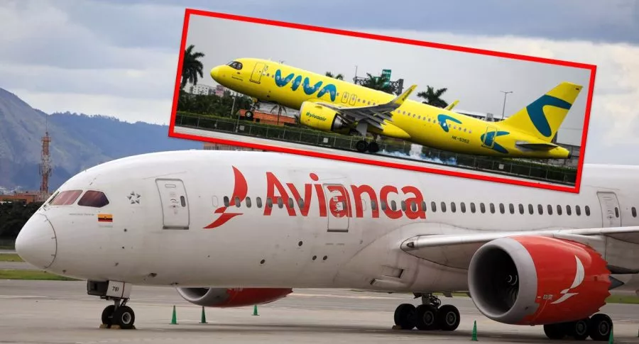 Pelea de Avianca y Viva Air sobre la compra de unos aviones.