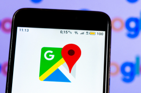 Foto de Google Maps, en nota de nueva función de esa aplicación que dice cuántas personas hay en buses.