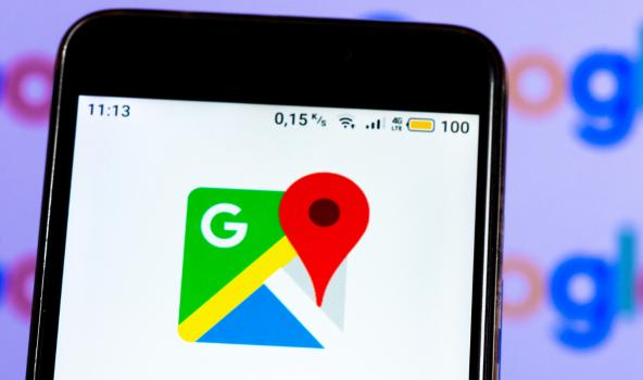 Foto de Google Maps, en nota de nueva función de esa aplicación que dice cuántas personas hay en buses.