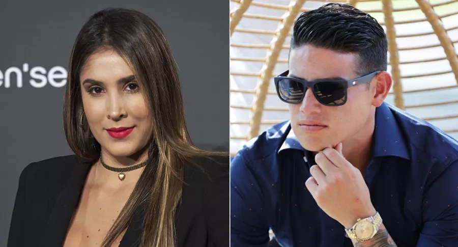 Daniela Ospina y James Rodríguez a propósito de cuántos años tiene ella vs. cuál es la edad de él.