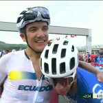 Carapaz gana el oro en ciclismo de ruta; Rigo entró octavo y ganó diploma olímpico