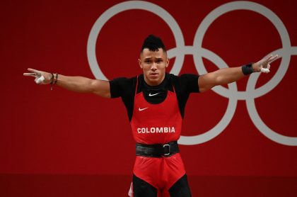 Luis Javier Mosquera obtuvo la primera medalla de oro para la delegación de Colombia en los Juegos Olímpicos de Tokio 2020.