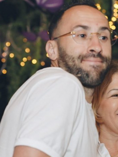 Foto de David Ospina y de Daniela Ospina, en nota de cómo hicieron ejercicio juntos.