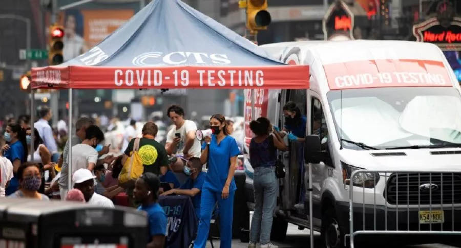 Imagen de calle que ilustra nota; COVID-19: Nueva York obliga a empleados públicos a que se vacunen