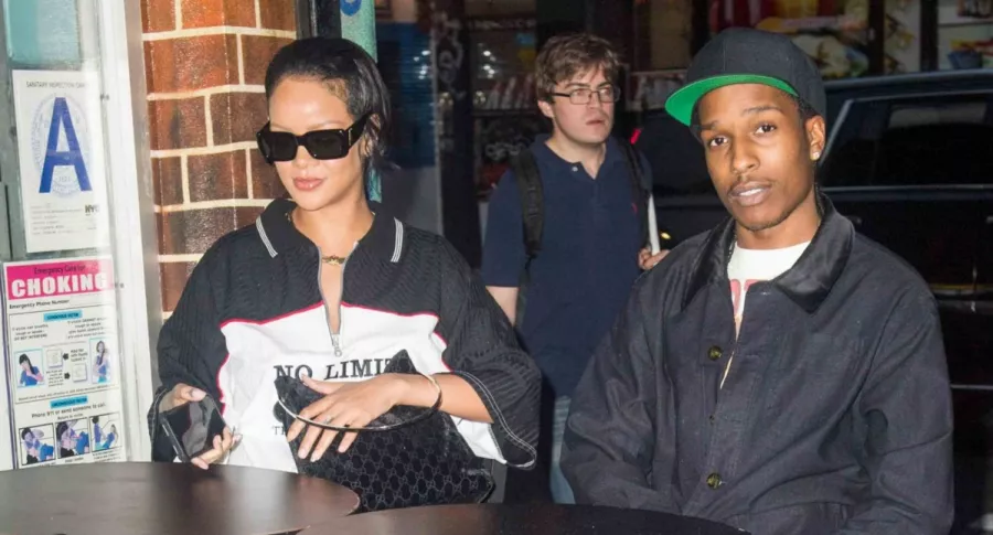 Fotos de Rihanna y ASAP Rocky en cita en Nueva York.