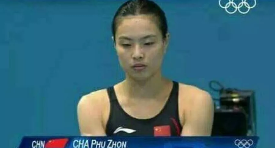 Imagen que ilustra el meme con el nombre falso de nadadora olímpica. 