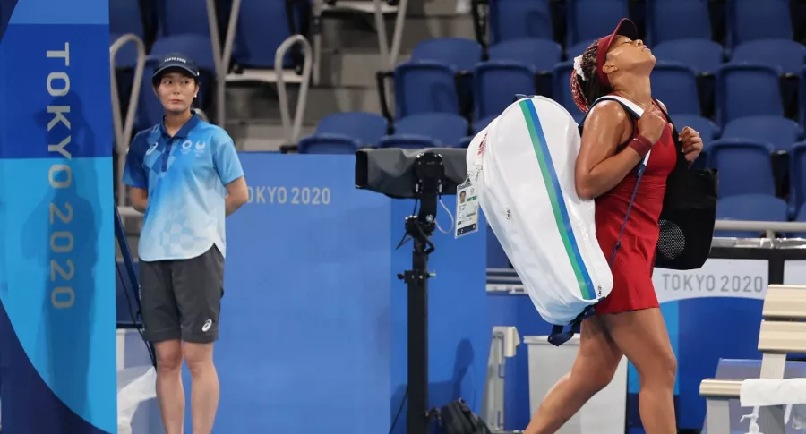 La tenista japonesa Naomi Osaka se despidió temprano de los Juegos Olímpicos de Tokio.