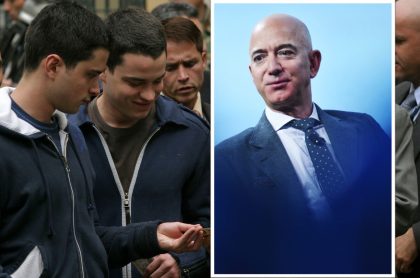 Tomás Uribe, Jerónimo Uribe y Jeff Bezos