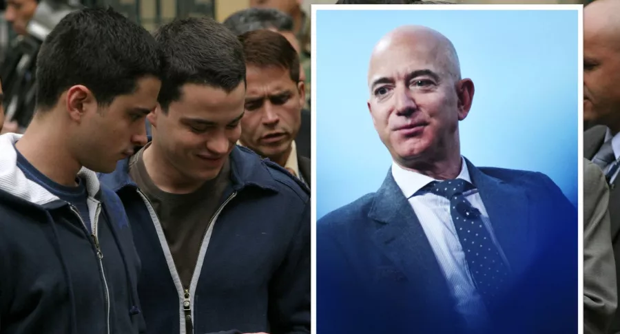 Tomás Uribe, Jerónimo Uribe y Jeff Bezos