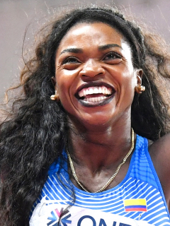 Qué dijo Caterine Ibargüen al pasar a la final de los Juegos Olímpicos de Tokio. Imagen de la saltadora colombiana.