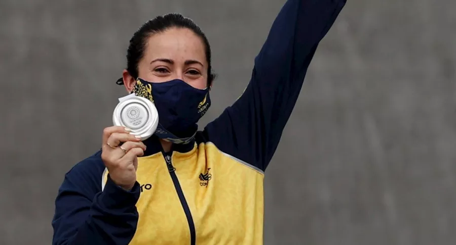 Imagen de Mariana Pajón, que ya supera en Juegos Olímpicos a 58 países; en medallas