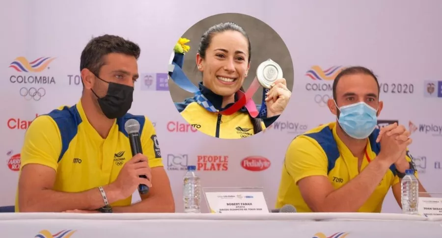 Foto de Juan Sebastián Cabal y Robert Farah y de Mariana Pajón, en nota de Olímpicos y qué dijeron de Mariana Pajón