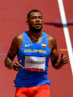 Anthony Zambrano, en final Juegos Olímpicos de atletismo 400 metros