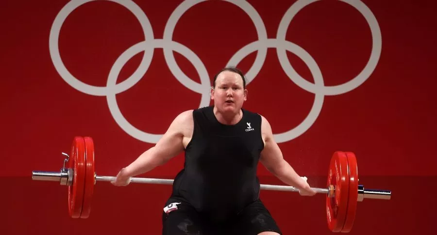 Imagen de Laurel Hubbard, última en su prueba en Juegos Olímpicos Tokio 2020