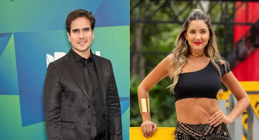 Daniel Arenas, actor y ex de Carolina Cruz, y Daniella Álvarez, en 'Desafío', a propósito de que dicen que están saliendo.