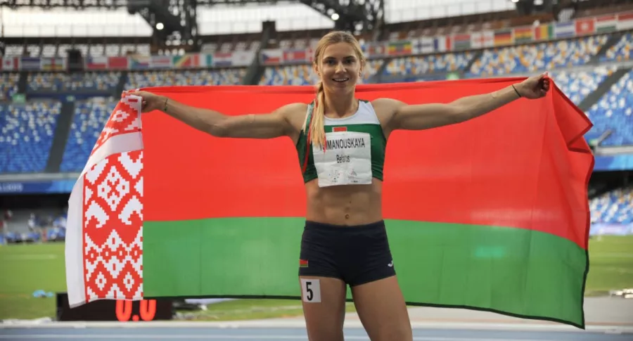Krystsina Tsimanóuskaya, atleta Bielorrusia recibe visado humanitario de Polonia