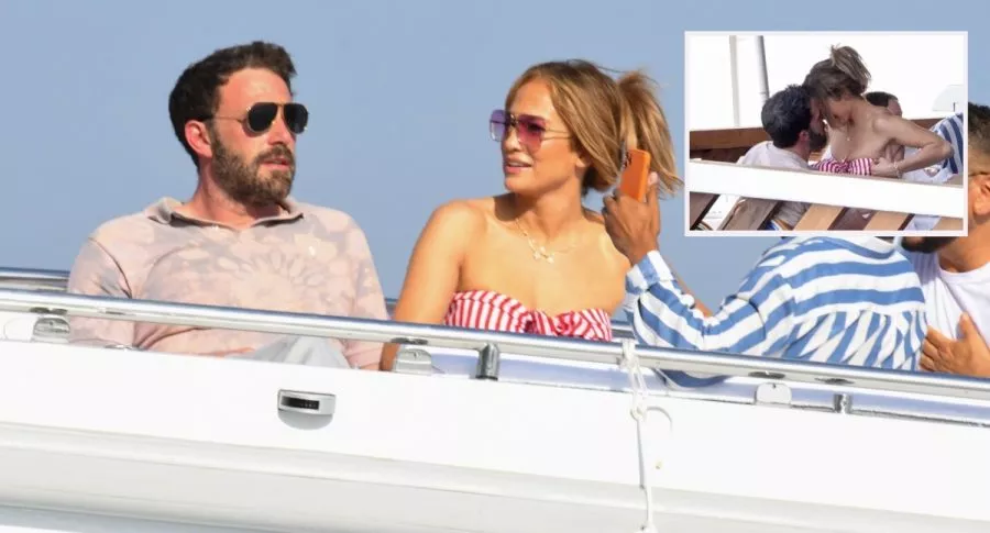 Jennifer Lopez y Ben Affleck en Italia: fotos de sus besos y cariñitos.