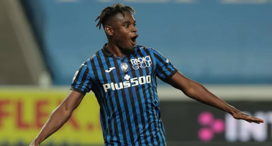 Duván Zapata podría ser el nuevo delantero del Inter si Romelu Lukaku se va