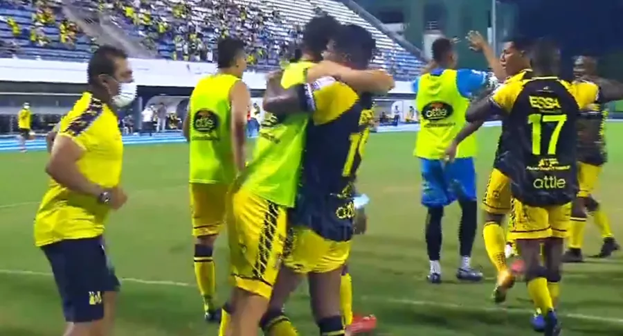 Millonarios cae 1-0 ante Alianza Petrolera en Copa Colombia, partido de ida. Imagen del partido.