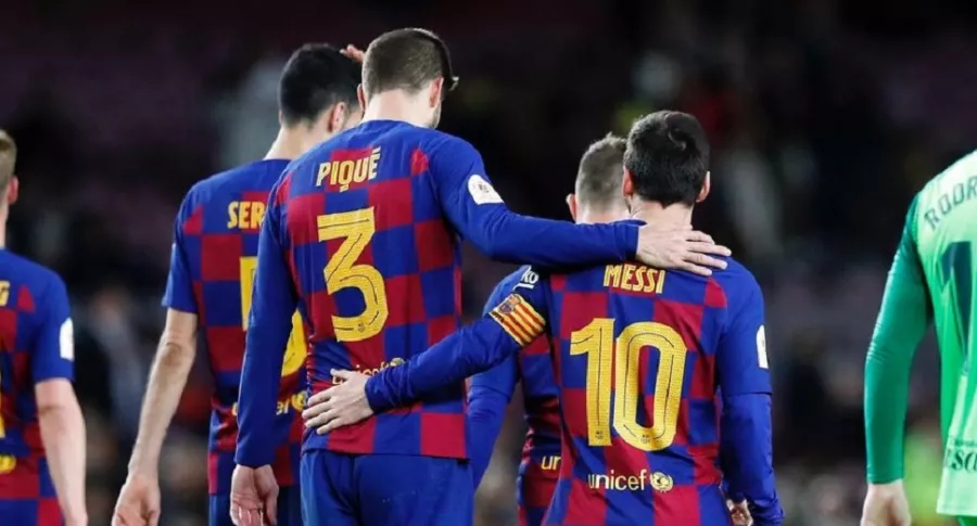 Mensaje de despedida de Gerard Piqué a Lionel Messi 