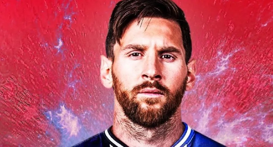 Un jeque cercano al dueño del PSG publicó este montaje de Messi, ya enfundado en los colores del PSG.