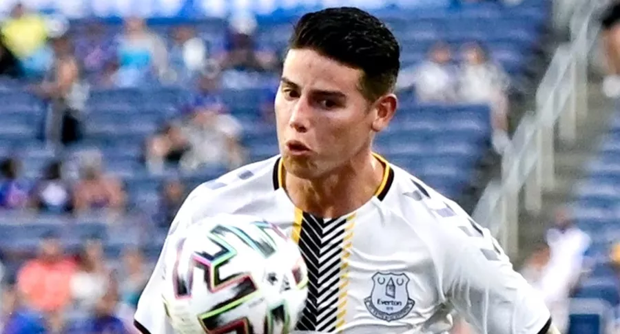 James Rodríguez, el más talentoso de la historia del Everton: diario Echo. Imagen del volante colombiano.