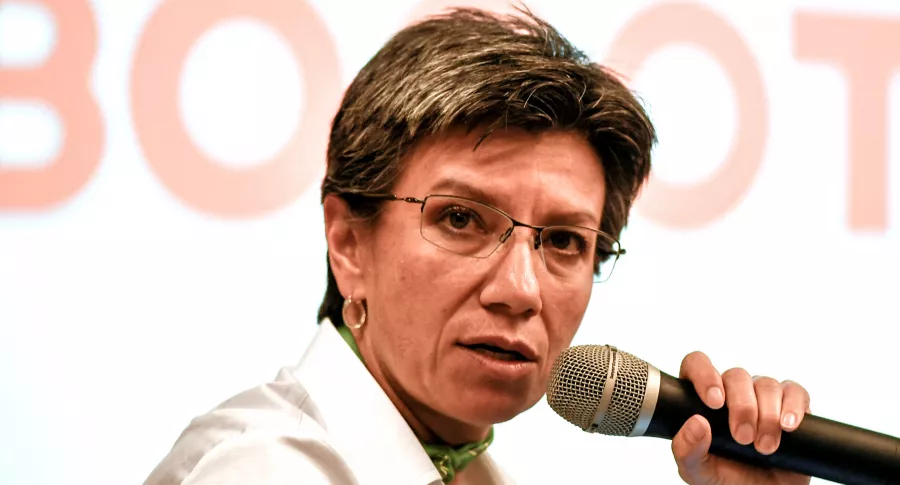Claudia López acusa a Gustavo Bolívar y al petrismo de financiar vandalismo. Imagen de la alcaldesa.