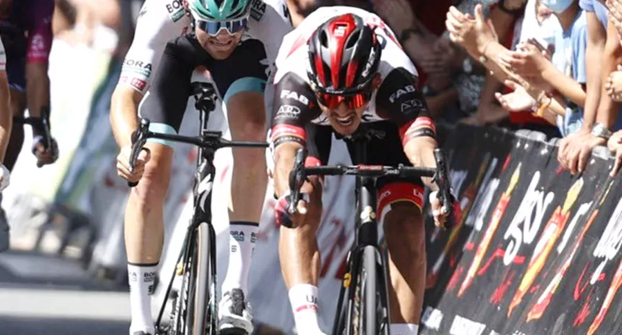 Nómina del UAE Emirates para Vuelta a España; Juan Sebastián Molano, incluido. Imagen del ciclista colombiano.