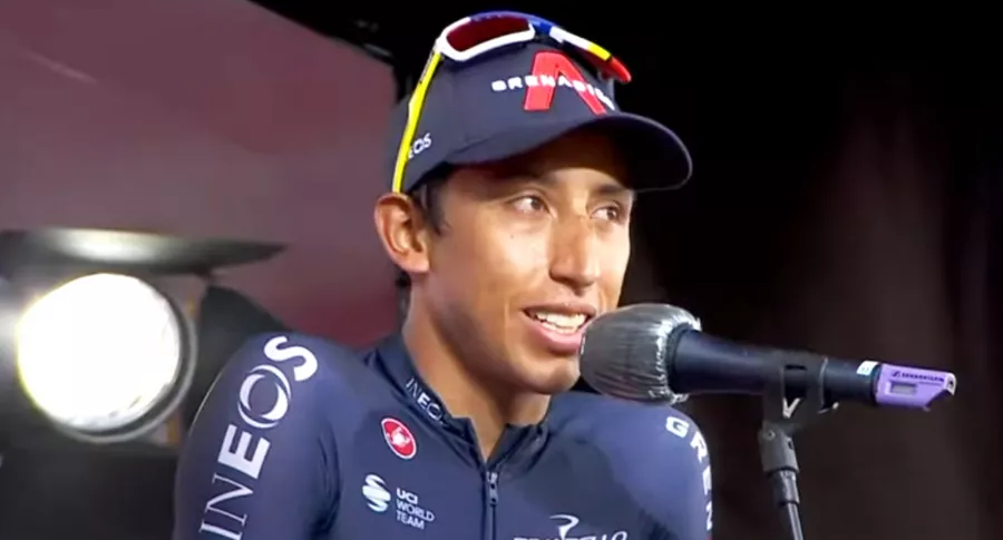 Egan Bernal no tuvo la mejor preparación para la Vuelta a España, reconoció. Imagen del ciclista colombiano.