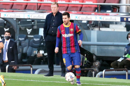 Lionel Messi (PSG) es extrañado por Ronald Koeman, DT del Barcelona